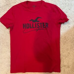 Hollister Red Short Sleeve Tee